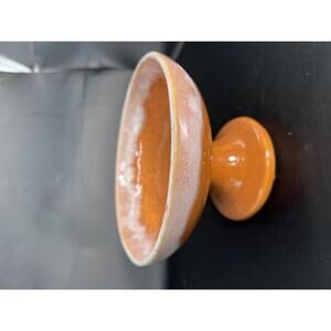 HKliving 70s California Ceramics Pedestal Bowl / Planter – Retro Sunset🍶